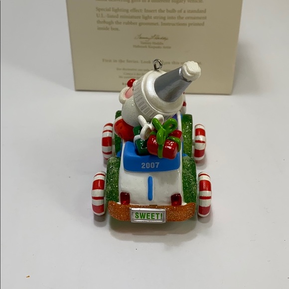 Santa’s sweet ride car hallmark ornament - Picture 2 of 4